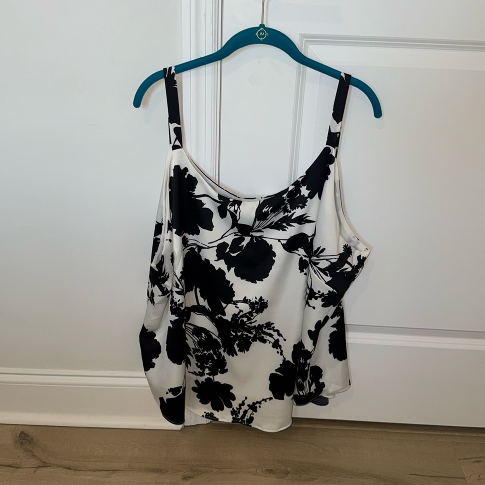 Like new black and white blouses